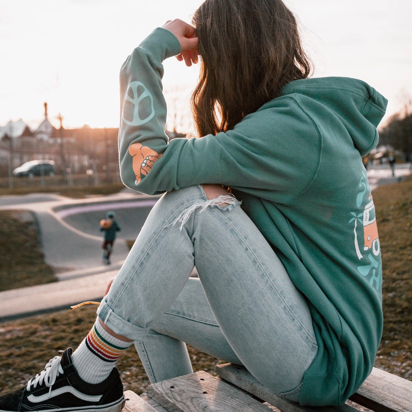 "Enjoy The Trip" Hoodie UV Protection