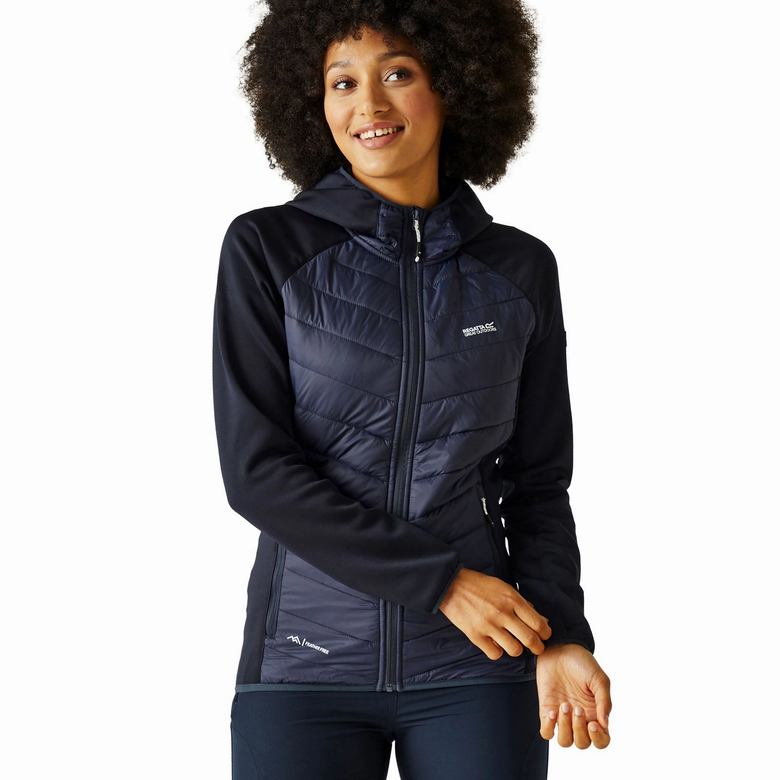 Ultraviolet Protection Factor Regatta Womens Andreson VIII Hybrid Padded Jacket