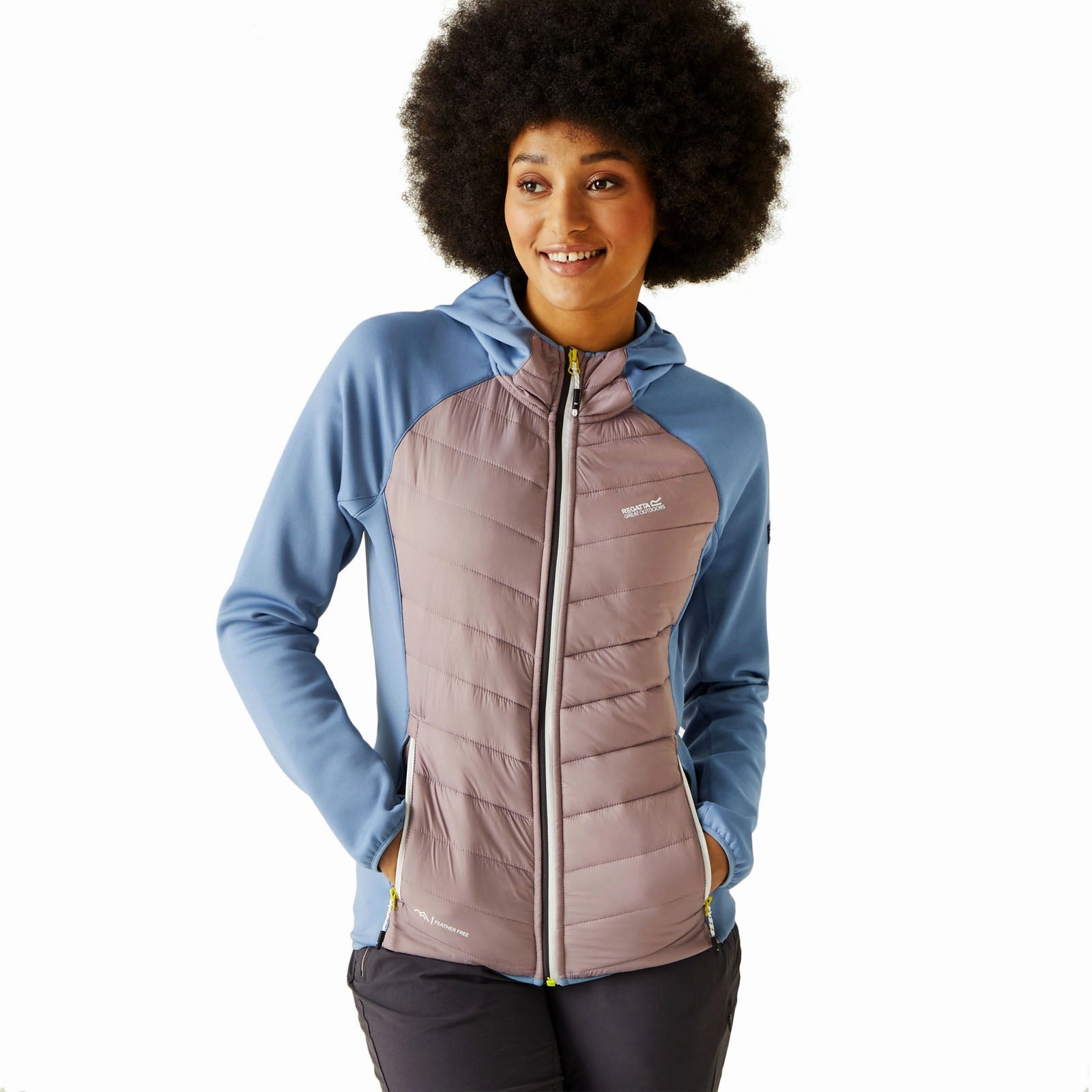 Regatta Womens Andreson VIII Hybrid Padded Jacket Odor Resistant Fabric