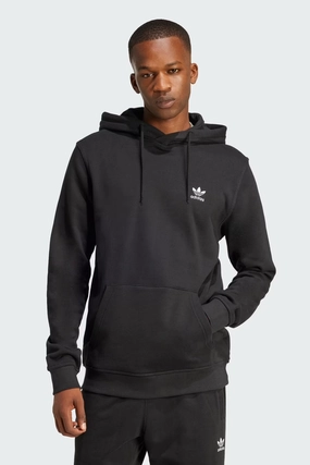 Clean Street Look Snag Free Knit Essential Hoodie FT Black
