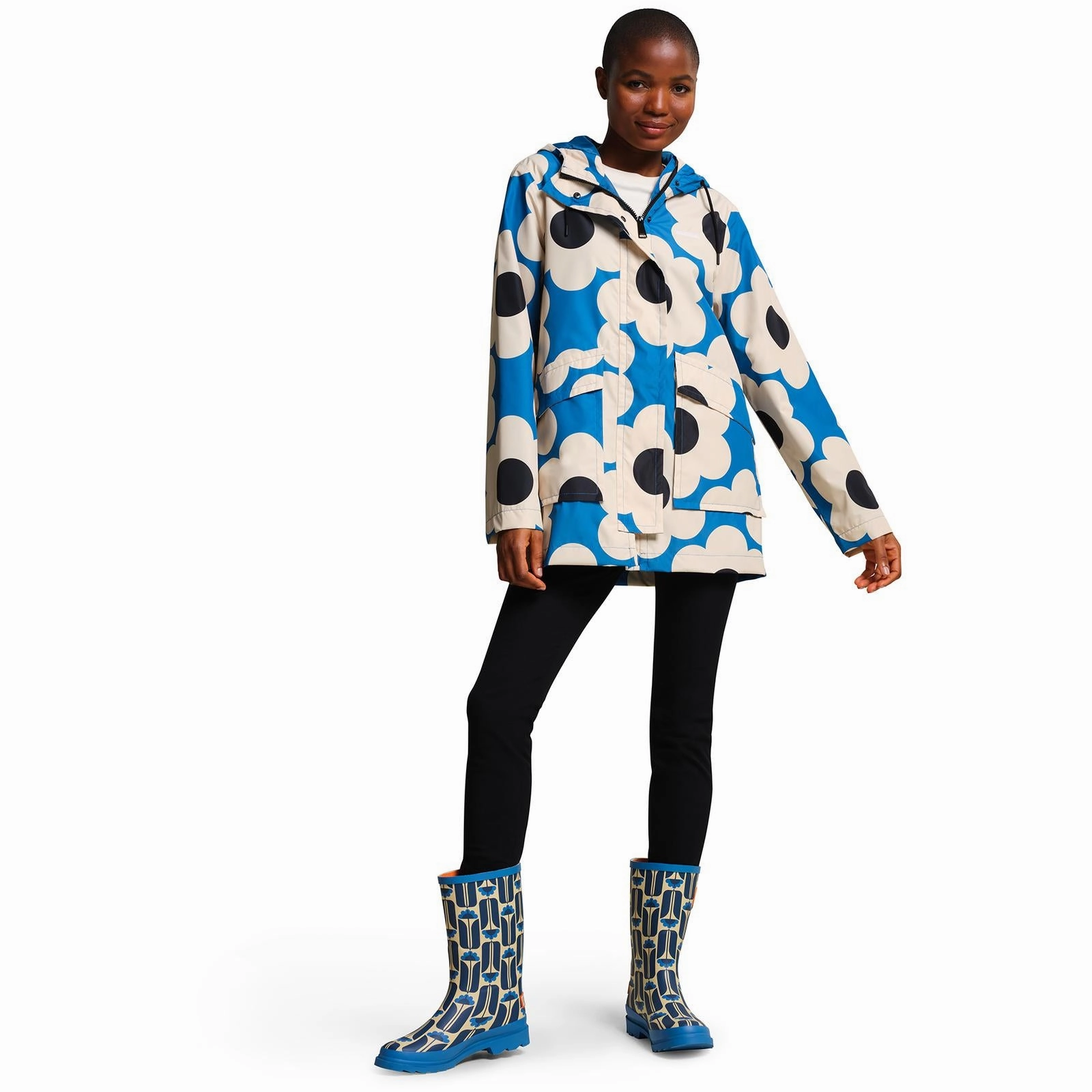 Regatta Womens Orla Kiely Swing Waterproof Jackets Temperature Regulating Fabric