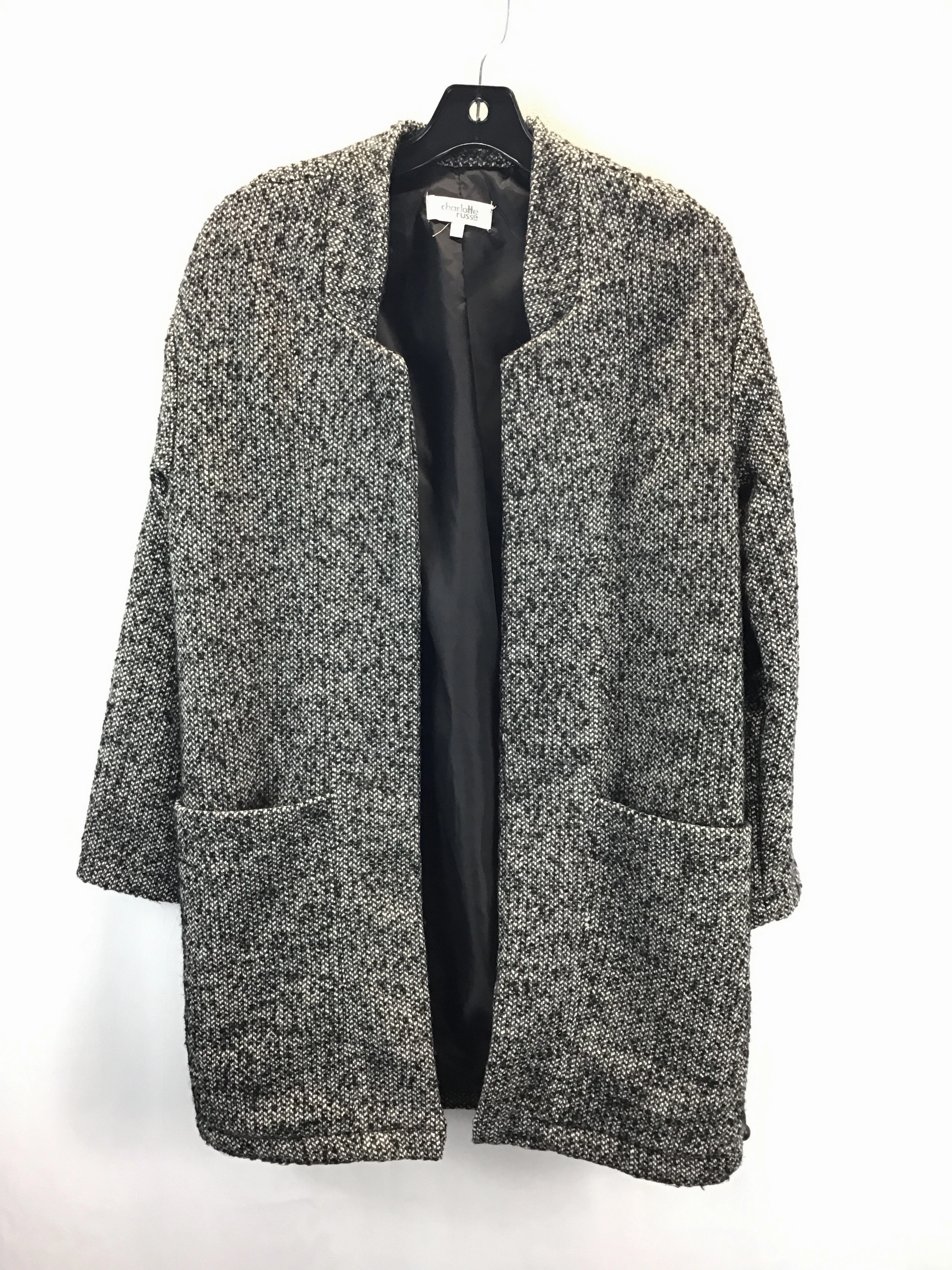 Thermo Regulating Fabric Magnetic Fasteners Coat Other By Charlotte Russe  Size: M