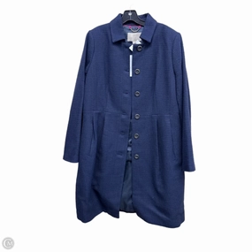 Coat Peacoat By Banana Republic In Navy, Size: L Tagless Neckline Design