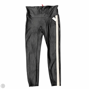 Double Layer Dance Practice Cold Weather Pants Leggings By Spanx In Black & White, Size: 1x