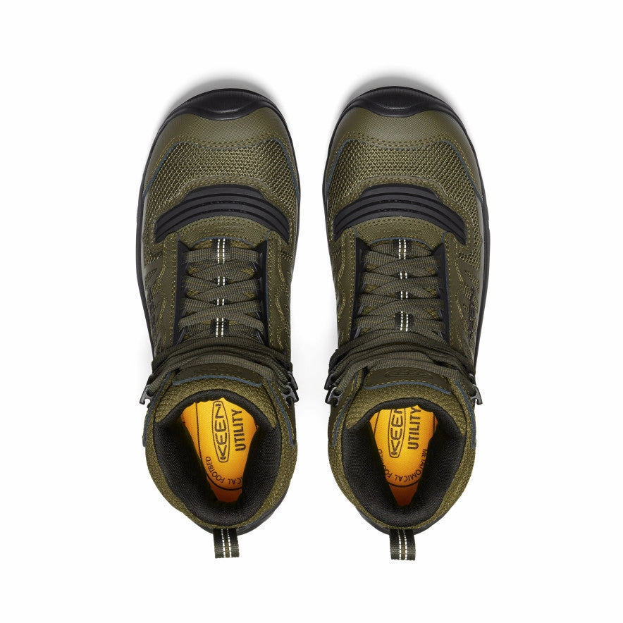 Men's Reno Mid Waterproof (Carbon Toe)  |  Dark Olive/Black Torsion Control System natural materials