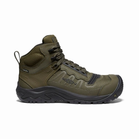 Men's Reno Mid Waterproof (Carbon Toe)  |  Dark Olive/Black Smart Style Quick Move