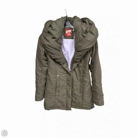 Coat Puffer & Quilted By Miss Sixty In Green, Size: Xs Layered Ventilation Panels Cross Ventilation Panels