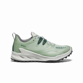 Pull on Women's Zionic Waterproof Hiking Shoe  |  Desert Sage/Ember Glow
