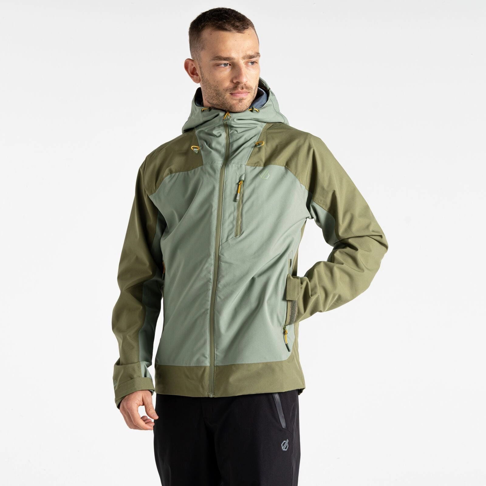 Dare 2B Mens Torrek II Waterproof Jacket DetachableLining Secure Internal Pockets