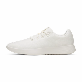 Compression Activated Fit Step Fit Men's Wool Runner NZ - Natural White (Natural White Sole)