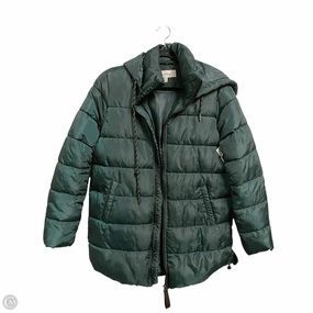Casual Fit Layer Coat Puffer & Quilted By Sebby In Green, Size: M