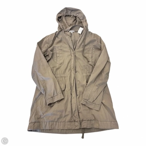 Coat Parka By James Perse In Tan, Size: 3 (Large) WeatherproofZipper