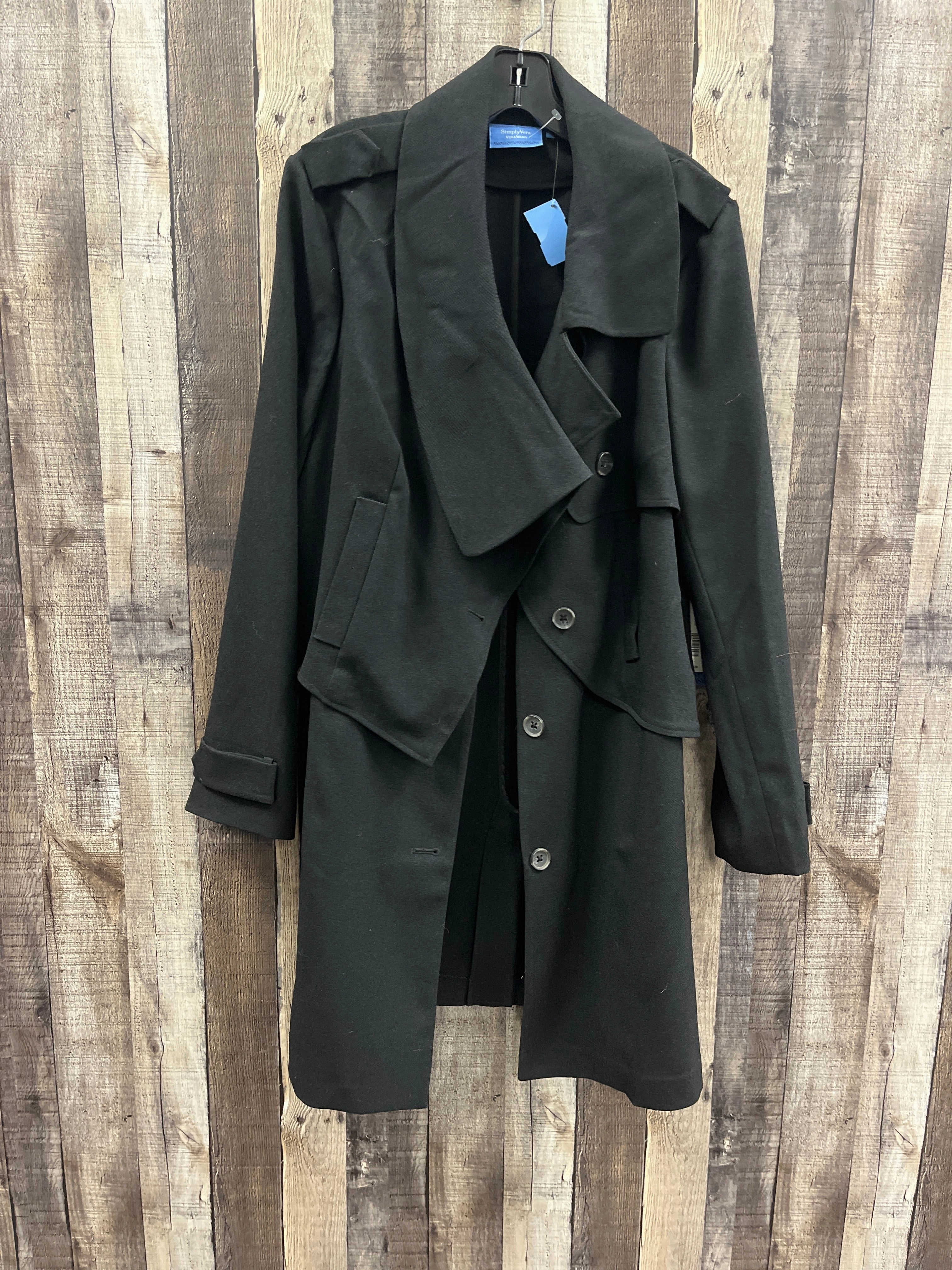 Coat Other By Simply Vera In Black, Size: Xl Compression Storage