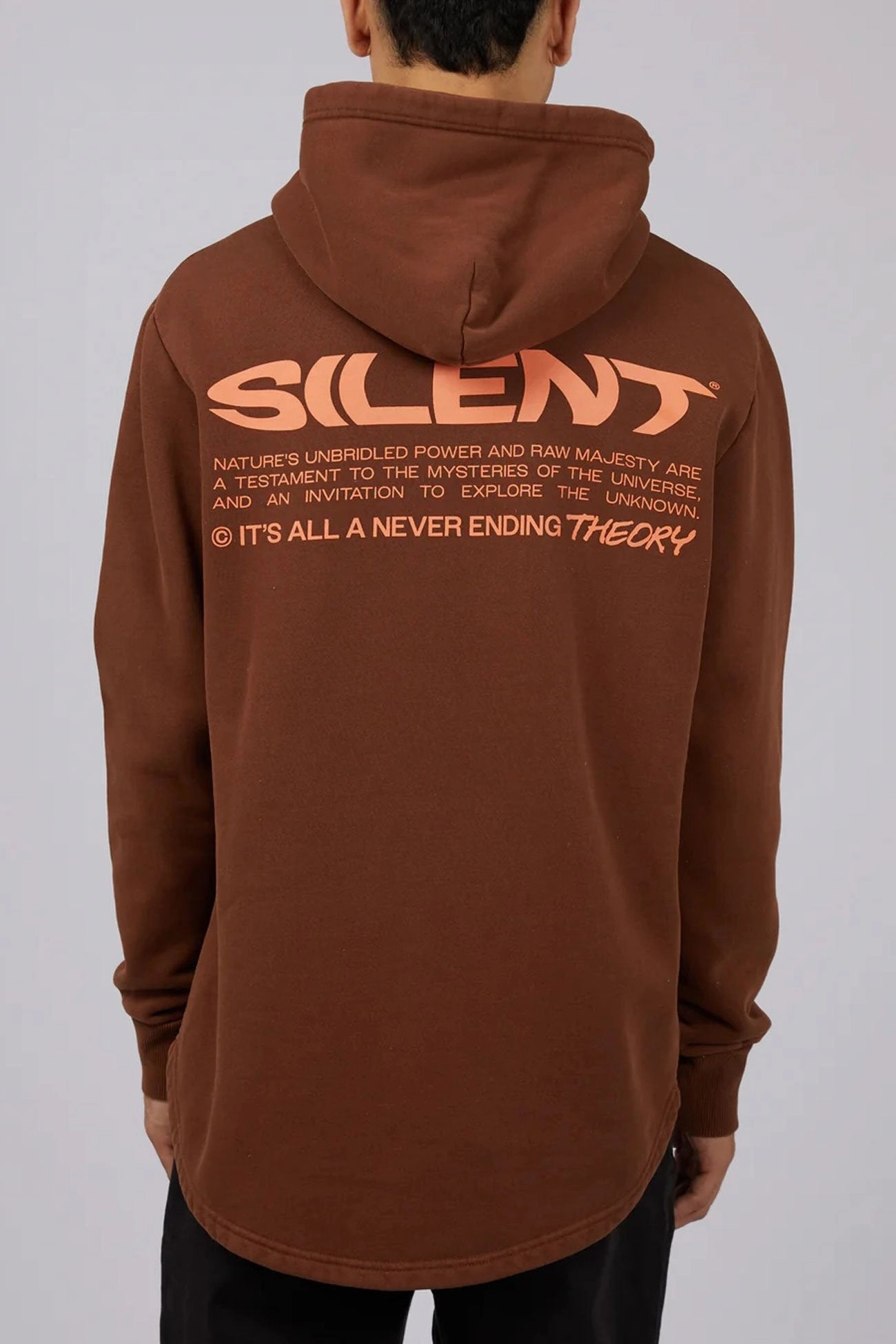 Explore Hoody Chocolate Fleece Lined Double layer fabric