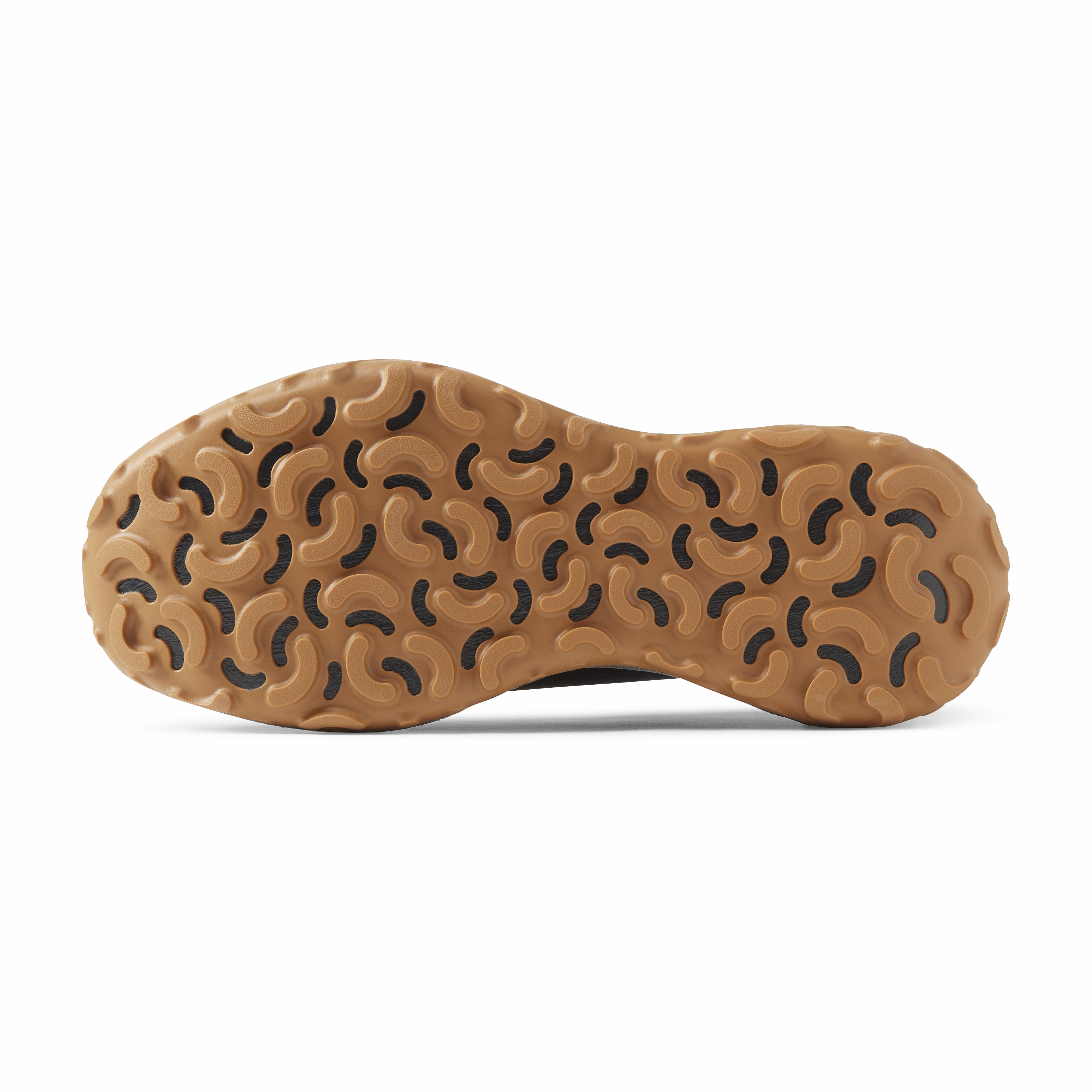 Men's Trail Runner - Natural Black (Rugged Khaki Sole) Hyper Elastic Cushion Enhanced Ankle Support