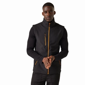 Reused Cloth Gloss Free Texture Regatta Professional Mens Navigate 2 Layer Softshell Gilet