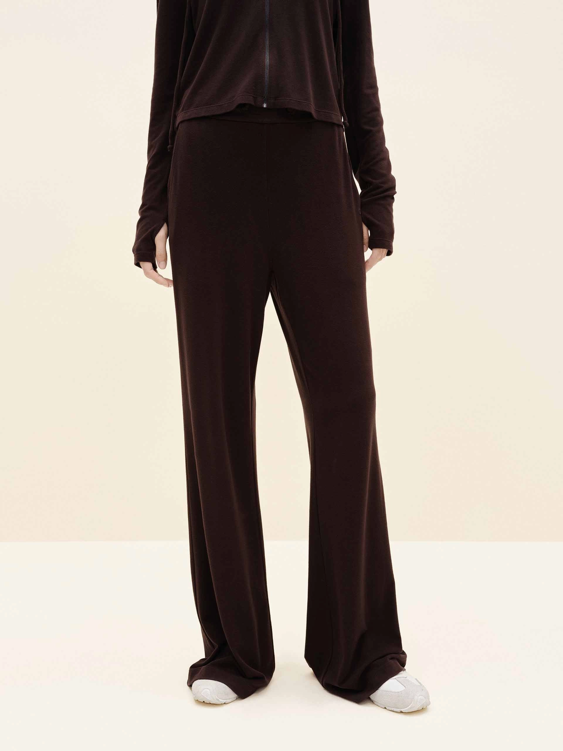 Drawstring Flared Trousers Daywear
