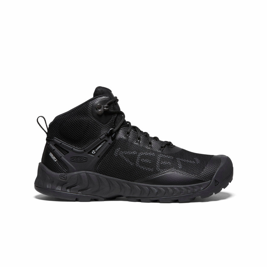Men's NXIS EVO Waterproof Boot  |  Triple Black Animal Spot