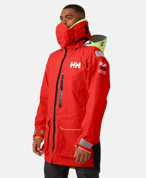 AEGIR OCEAN JACKET, Alert Red Reflective Bands Everyday Comfort Fit
