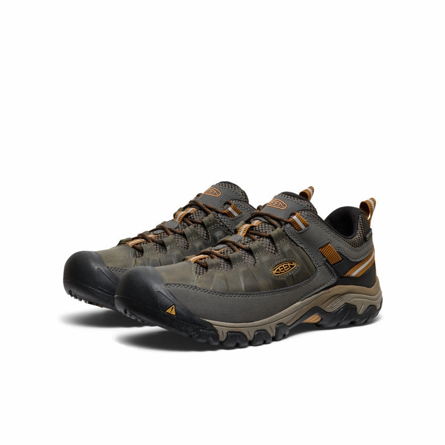 Neutral Color Blending Men's Targhee III Waterproof  |  Black Olive/Golden Brown