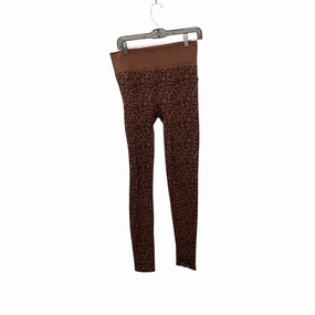 Pants Leggings By Wonderly In Animal Print, Size: L Rubberized Waistband Edge