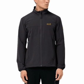 Jack Wolfskin Mens Crestview Softshell Hiking Jacket Comfort Focused Design