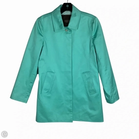 Adjustable Hem Lock System quick dry Coat Designer By Coach In Blue, Size: Xs