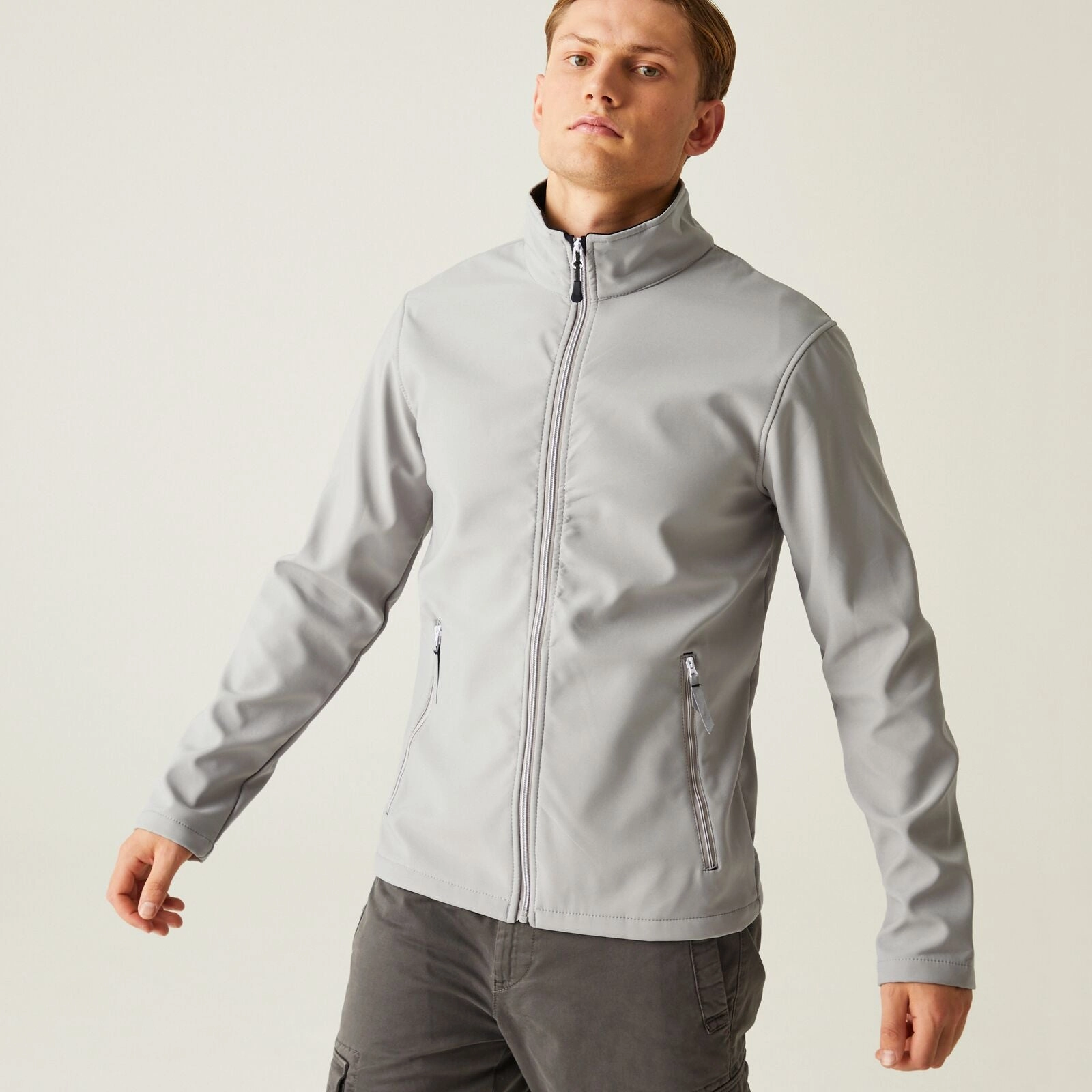 Regatta Professional Mens Ascender 2 Layer Softshell Jacket Compression Storage