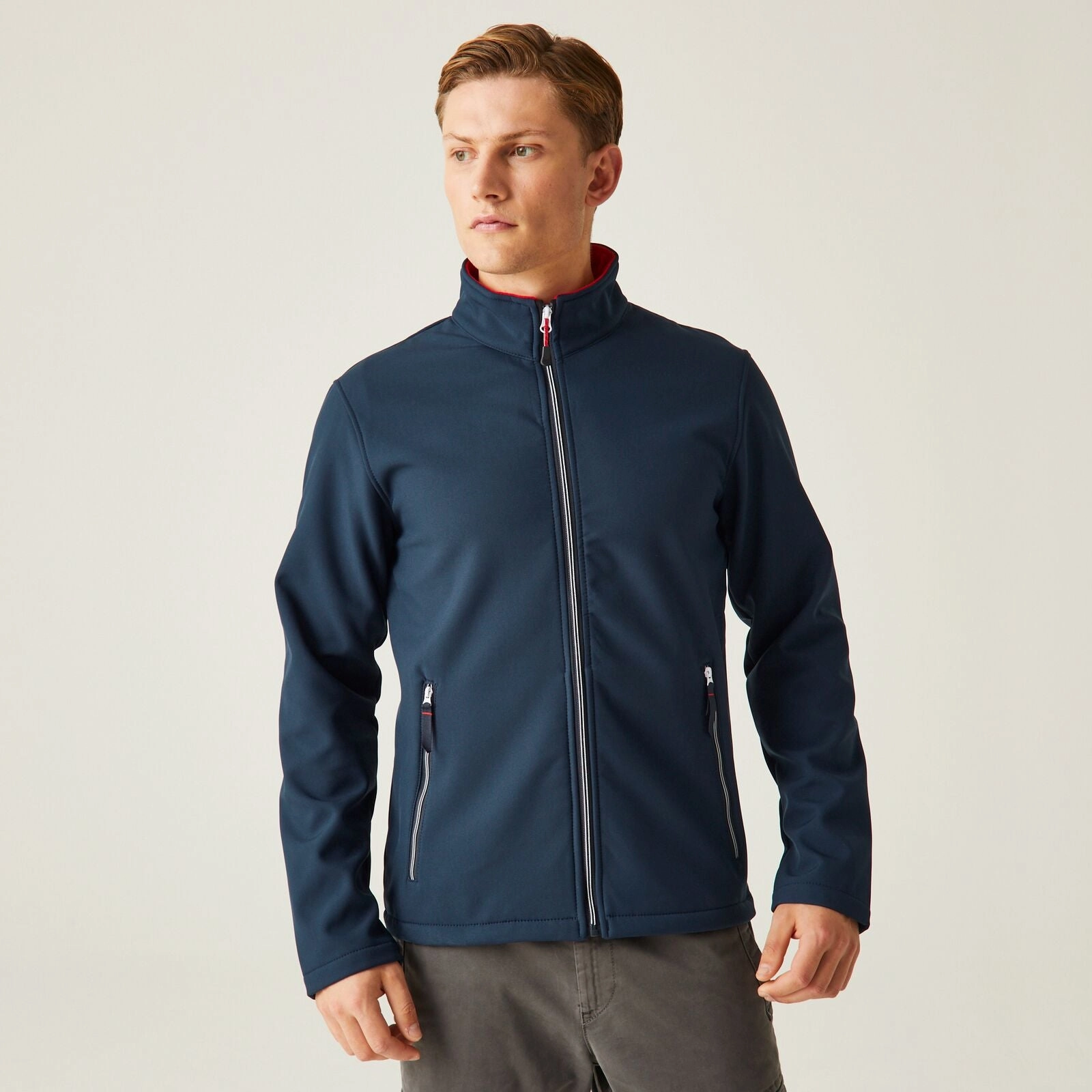 StretchableMaterial Travel Commuter Layer Regatta Professional Mens Ascender 2 Layer Softshell Jacket