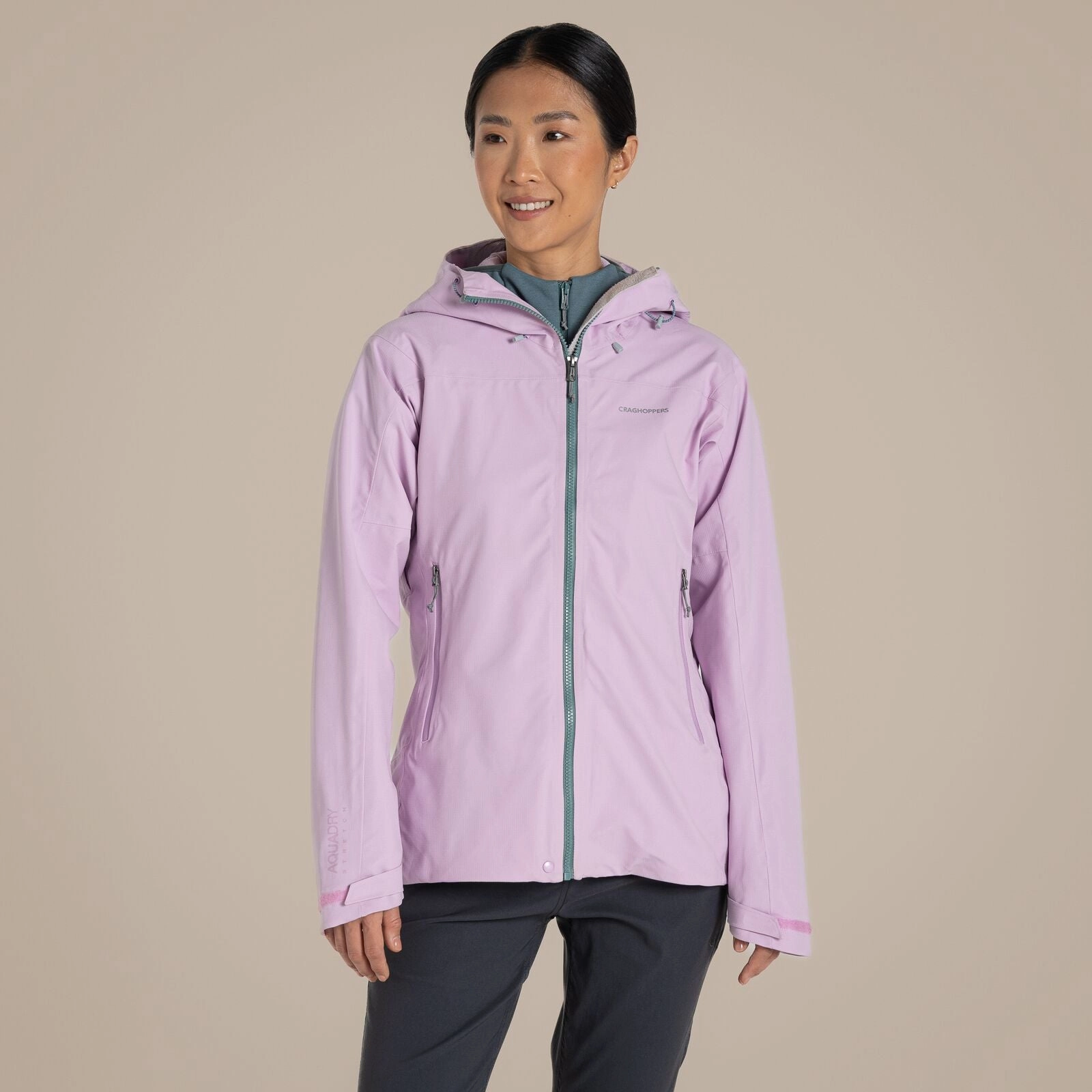 Craghoppers Womens Dynamic Pro II Breathable Waterproof Jacket Puffer Design Cool Climate