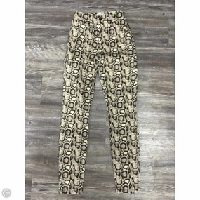 Jeans Designer By Good American In Snakeskin Print, Size: 0 Family Style Luxury Flexible Fit