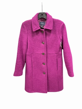 Coat Wool By Lands End In Purple, Size: 6 Active Style FleeceLined