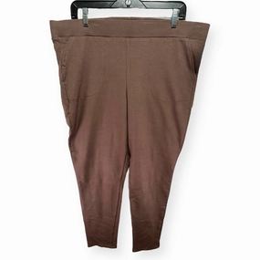 Brown Pants Leggings Torrid, Size 3x Four Way For Adults