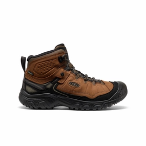 Cushioned Men's Targhee IV Waterproof Hiking Boot  |  Bison/Black