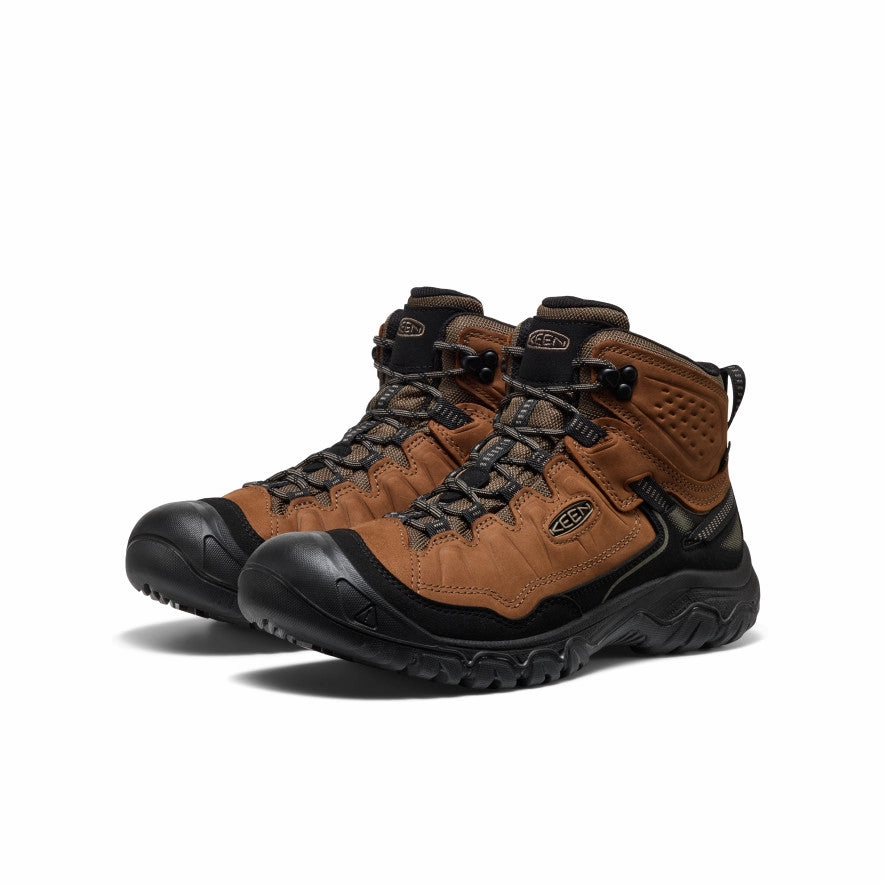 Men's Targhee IV Waterproof Hiking Boot  |  Bison/Black Shank
