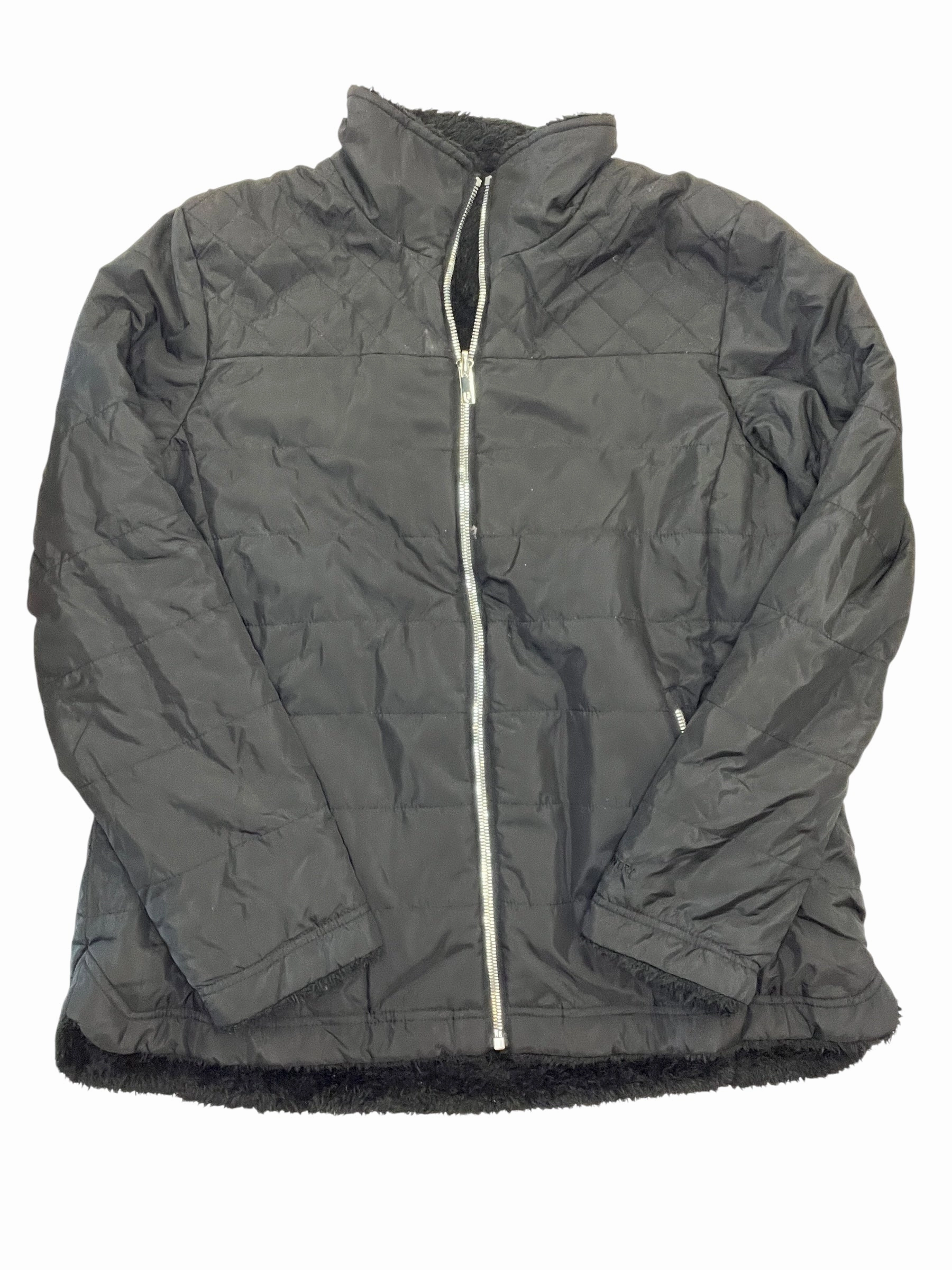 Coat Puffer & Quilted By Free Country In Black, Size:L Daily Essential Neutral palette