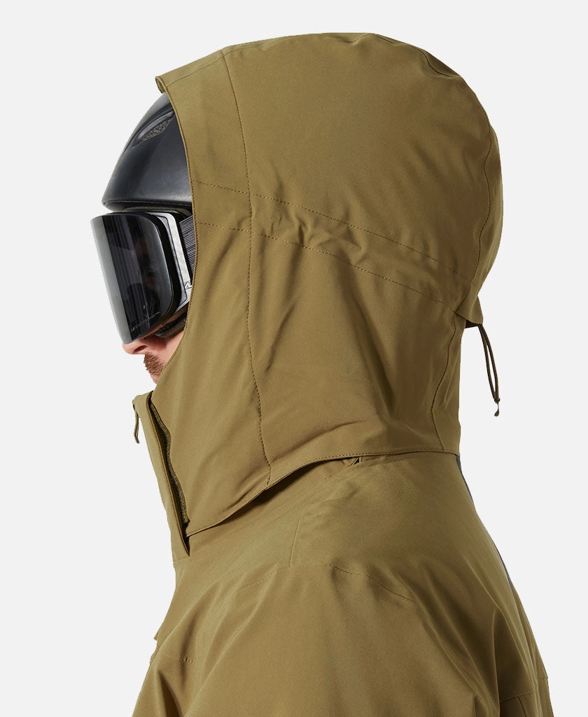 ALPHA LIFALOFT JACKET, Sepia Noise Reduced Fastener System