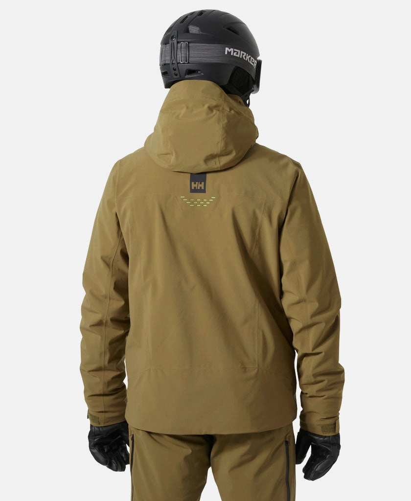 ALPHA LIFALOFT JACKET, Sepia Relaxed Fit Silhouette clean design