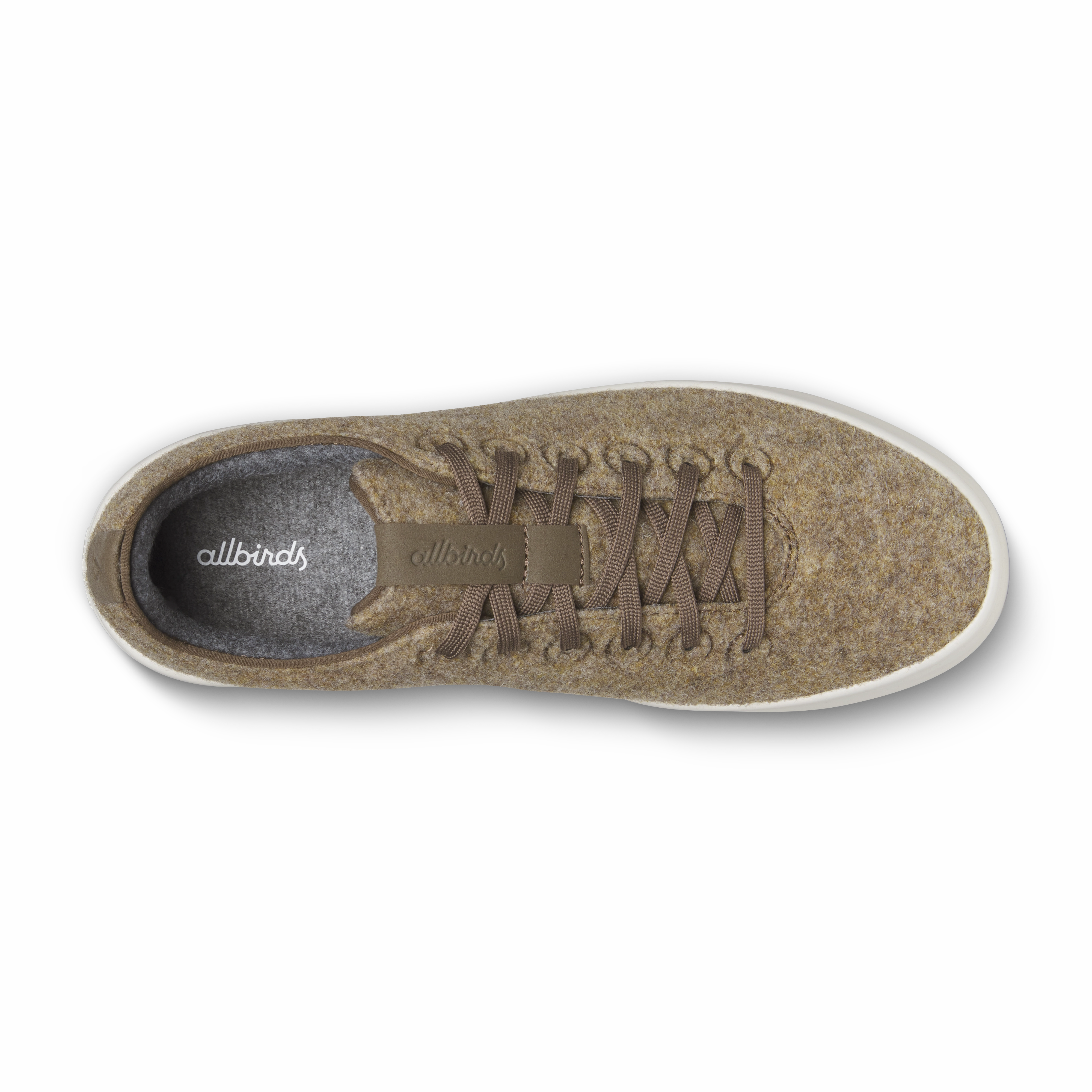 Men's Wool Cruiser - Dark Camel (Natural White Sole) Water Resistant Lining Sneaker Quality