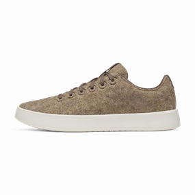 Men's Wool Cruiser - Dark Camel (Natural White Sole) Non Toxic Construction Contoured Footbed Geometry