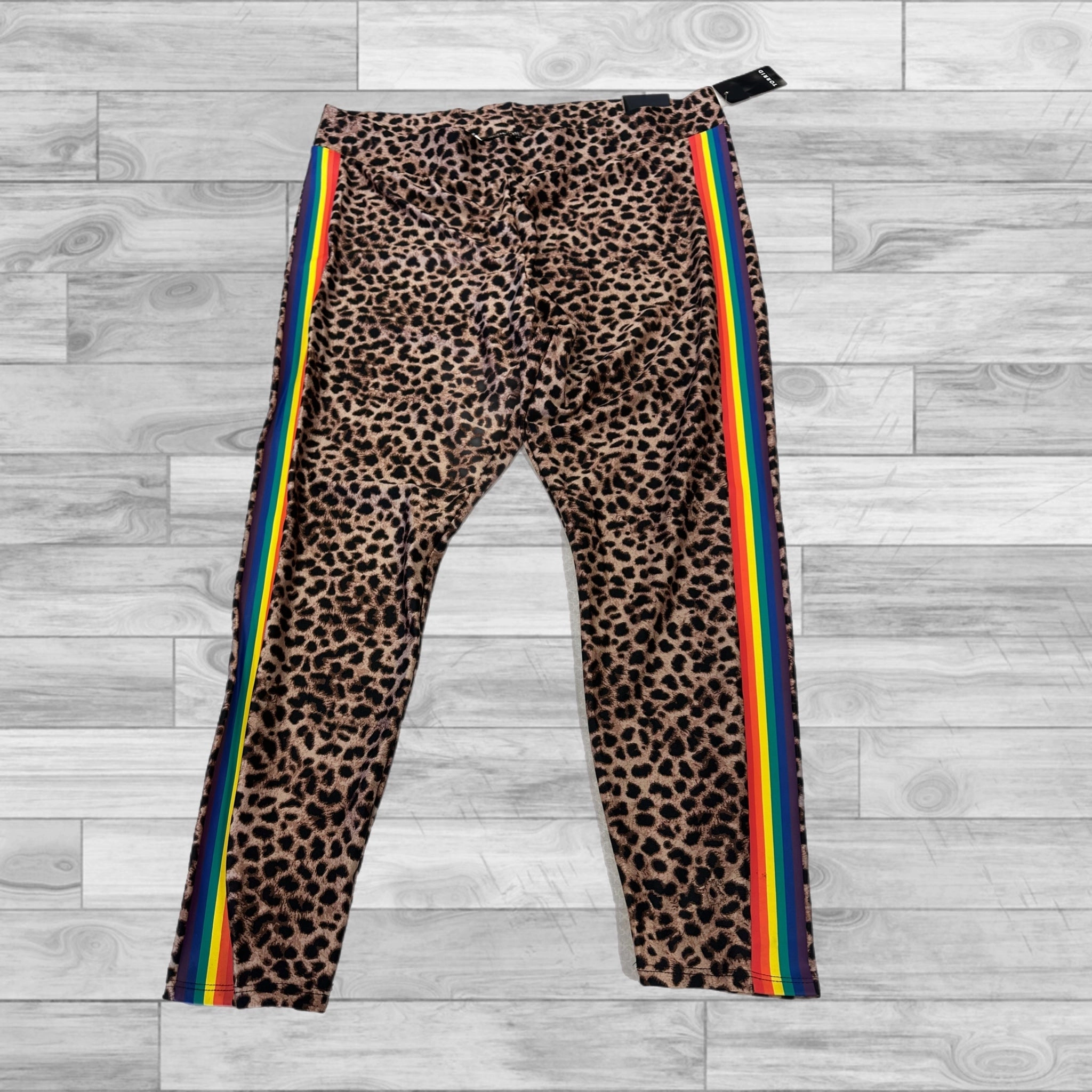 For Teens School Sports Tight Compression Animal Print Pants Leggings Torrid, Size 2x