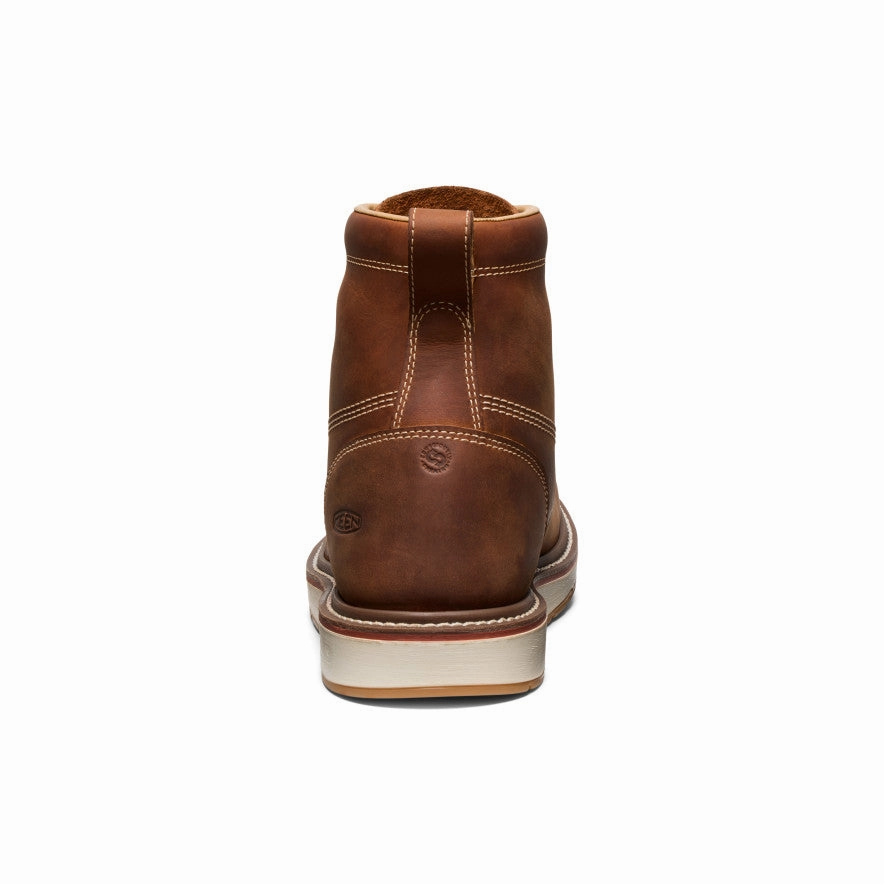 Walk Support Waterproof Outdoor Trek Men's Liberty 6" Boot (Soft Toe)  |  Leather Brown/Birch