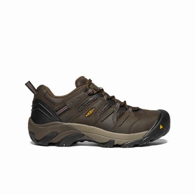 Arch Support Technology Wear Daily Men's Lansing Low (Steel Toe)  |  Cascade Brown/Fired Brick