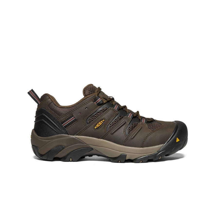 Arch Support Technology Wear Daily Men's Lansing Low (Steel Toe)  |  Cascade Brown/Fired Brick