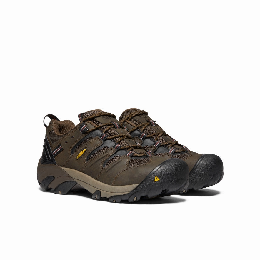 Men's Lansing Low (Steel Toe)  |  Cascade Brown/Fired Brick Breath Layer Cushioned Walk