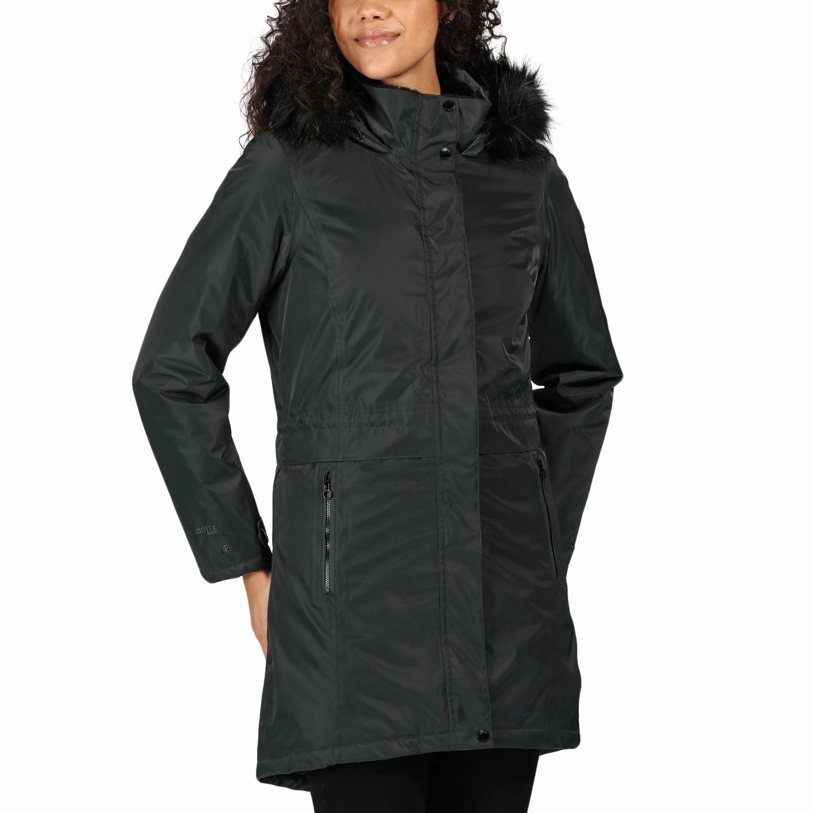 Regatta Womens Lexis Waterproof Parka Jacket hypoallergenic material Zippered Pockets