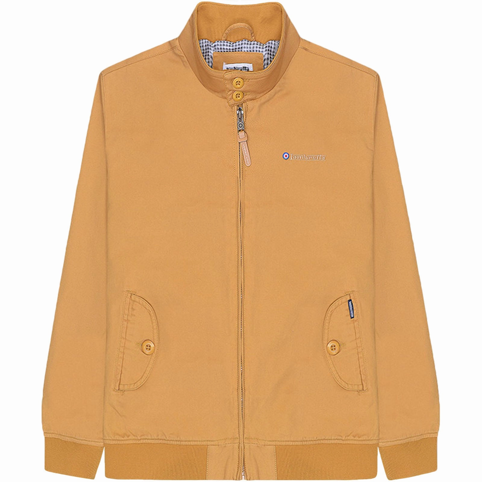 Travel Functional Wear Hypoallergenic Textile Lambretta Mens Harrington Brushed Cotton Bomber Jacket
