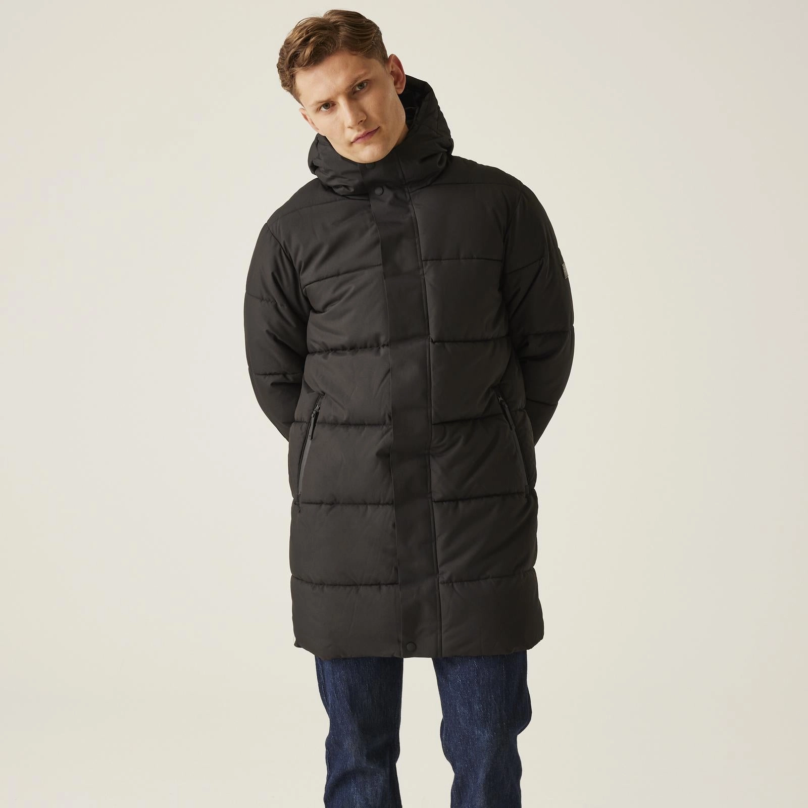 Regatta Mens Hayleyn Longline Walking Padded Jacket Non Irritating Lining