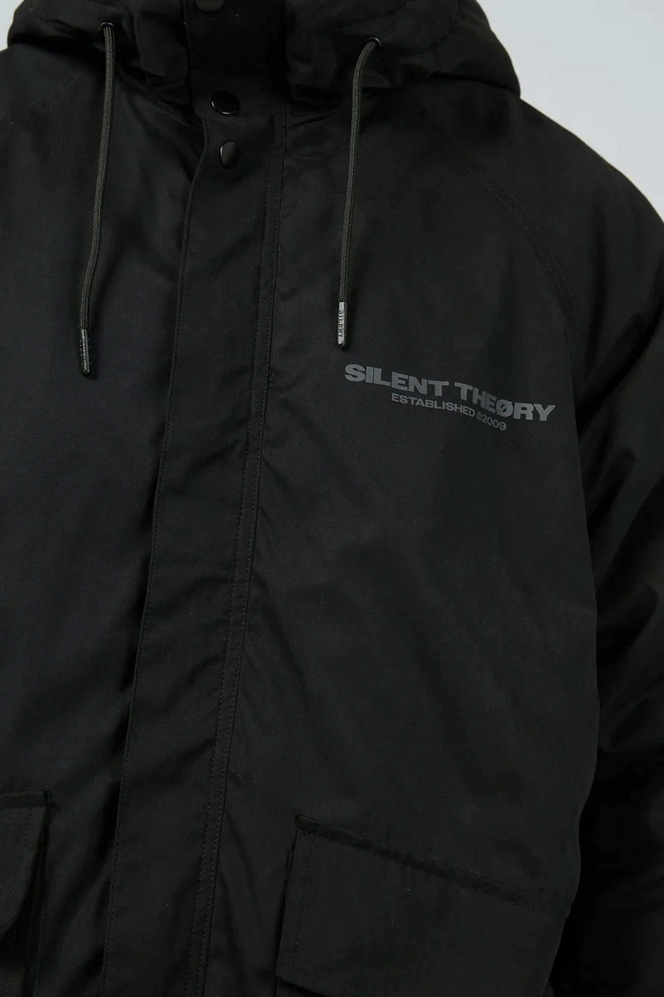 Setback Jacket Black ReflectiveTrimDetails