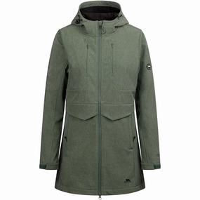 Durable AbrasionResistant Panels Trespass Womens Aylmer Waterproof Softshell Jacket